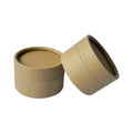 100% Biodegradable Perfume Bottle Box Eco Friendly Soap Cylinder Jar Lotion Stick Paper Tube Oil Resistant Liner