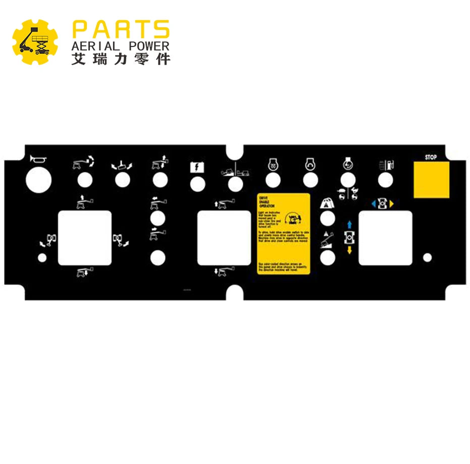 HNARL Z45 GENIE Platform Control Panel Decal 82238GT-Aerial Power Parts 1 Year Warranty Made in China