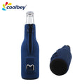 Customized Beer Zipper Bottle Cover and Bottle Opener MegaBDM