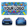 Auplex Print Licence Plate Hider Custom Car Tag License Plate Frame for Sublimation