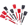 Custom Logo BPA-Free 304 Stainless Steel Kitchen Food Tongs Barbecue Grill BBQ Silicone Serving Tongs