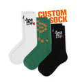 FREE DESIGN & MOCKUP Custom Design Cotton Bamboo Men Socks Custom logo Socks for Men