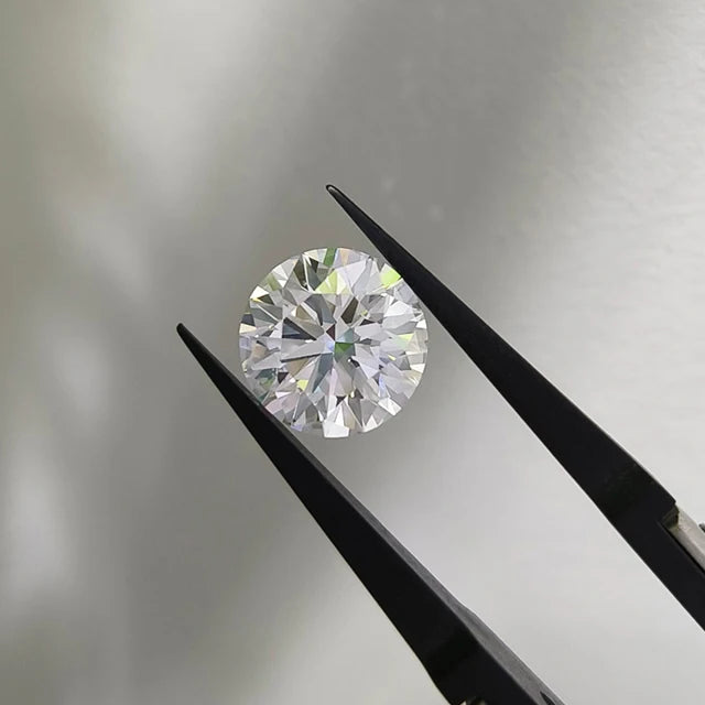 Starsgem 3carat CVD DEF VVS Hearts&Arrows Excellent Cut Round Brilliant  Loose Lab Grown Diamonds