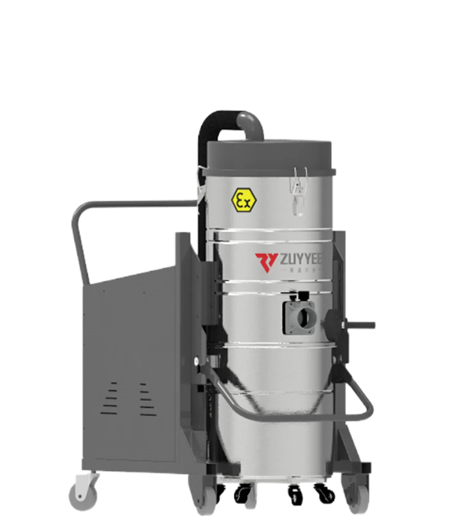 ZUYYEE 60L Electric Industrial Vacuum Cleaner 2.2kW ATEX Three-Phase Explosion Proof for Manual Cleaning in Hotels New Arrival