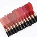 Private Label 24-Color Vegan Cosmetic Long Lasting Waterproof Matte Lipstick High Pigment With Vitamin E Printed Makeup for Lips