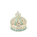 Luxury Star Crown Jewelry Box Decorative Box Small Ornaments Wedding Ring Storage Box Metal Wedding Gift Wholesale