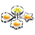 Stainless Steel Fried Egg Mold Pancake Shaper Frying Pan Omelette Mould Cake Bread Baking Moulds Ring Kitchen Frying Egg Tool