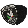Force Patch Stick on Embroidery Appliques  Custom Made  Uniform Fabric Patch Embroidered Patches with  Hook & Loop
