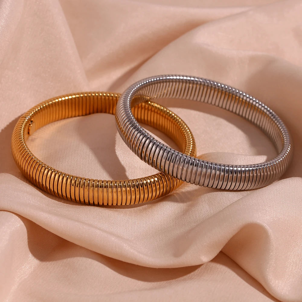 Guarantee Dreamshow Statement Snake Chain Fashion Jewelry Bracelets & Bangles Tarnish Free Jewelry 316L Stainless Steel