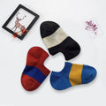 Children Spring Knitted Striped Short Custom Cotton Kid's Socks
