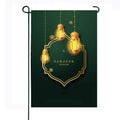 Wholesale Custom Sublimation Ramadan Mubarak Garden Flag with Double Sided Moon Lamp Decor for Outdoor Yard