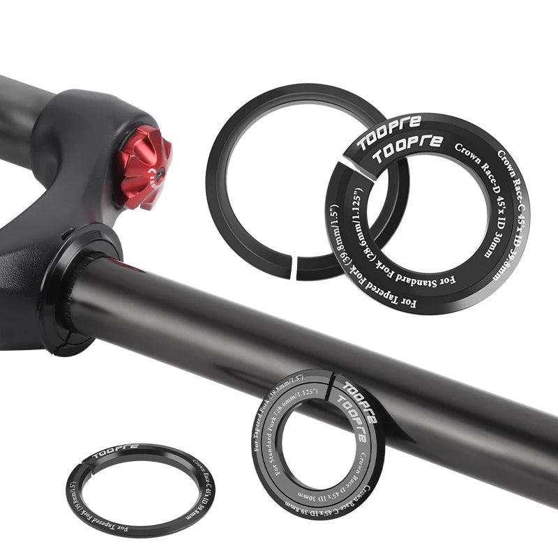Mountain Bike Other Part Aluminum Alloy Bicycle Fork Bowl Assembly for 28.6" to 1.5" Front Fork