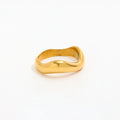 Joolim High End 18K Gold Plated  Twisted Rings for Women Finger Ring New