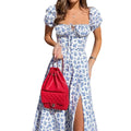 New Arrivals Summer Printed Floral Elegant Casual  Plus Size Women's Dresses