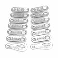 Stainless Steel Jewelry Findings Charms Small Brand Logo Custom Engraved Logo Tags Pendant for Bracelets Necklaces