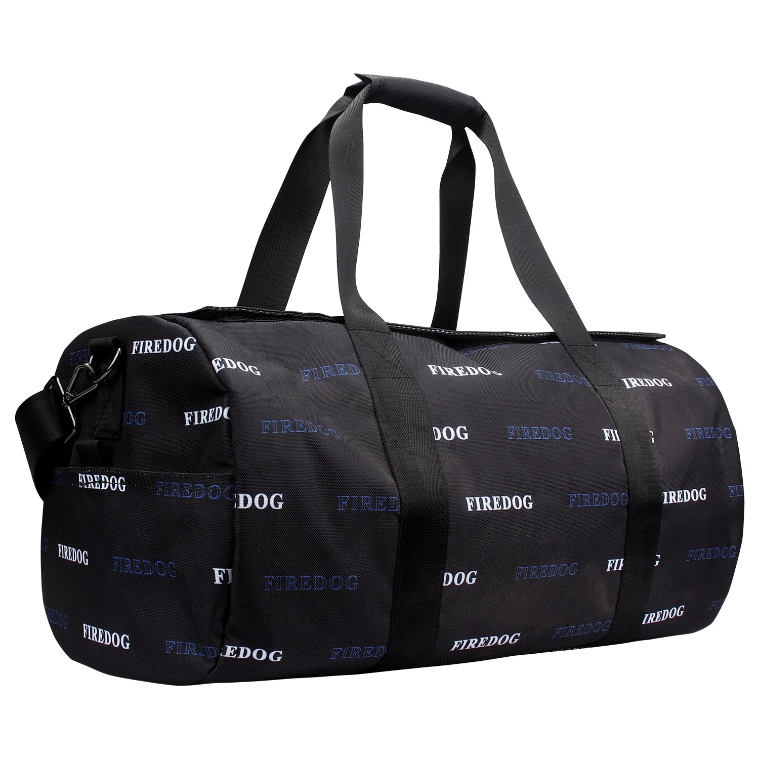 Large Capacity Fashion Gym Duffle Bag Custom Printed Polyester Carbon Linen Lock Portable Foldable Zipper Closure Smell Proof