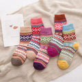 Winter Thickening Warm Ladies Terry Stripes Winter Women Wool Socks