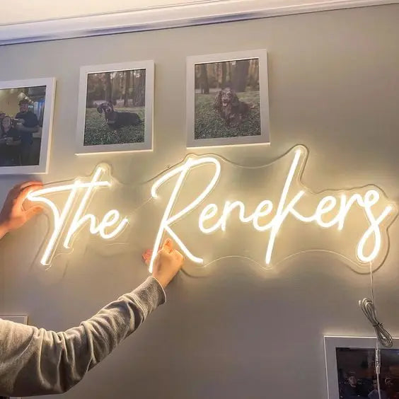 Winbo Free Design Custom Led Neon Light Name Neon Sign Custom Drop Shipping for Bedroom Happy Birthday Neon Sign Custom Led Sign