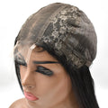 New 2*6 HD Invisible Lace Closure Wig Middle Part Raw Human Hair Lace Wig for Black Women
