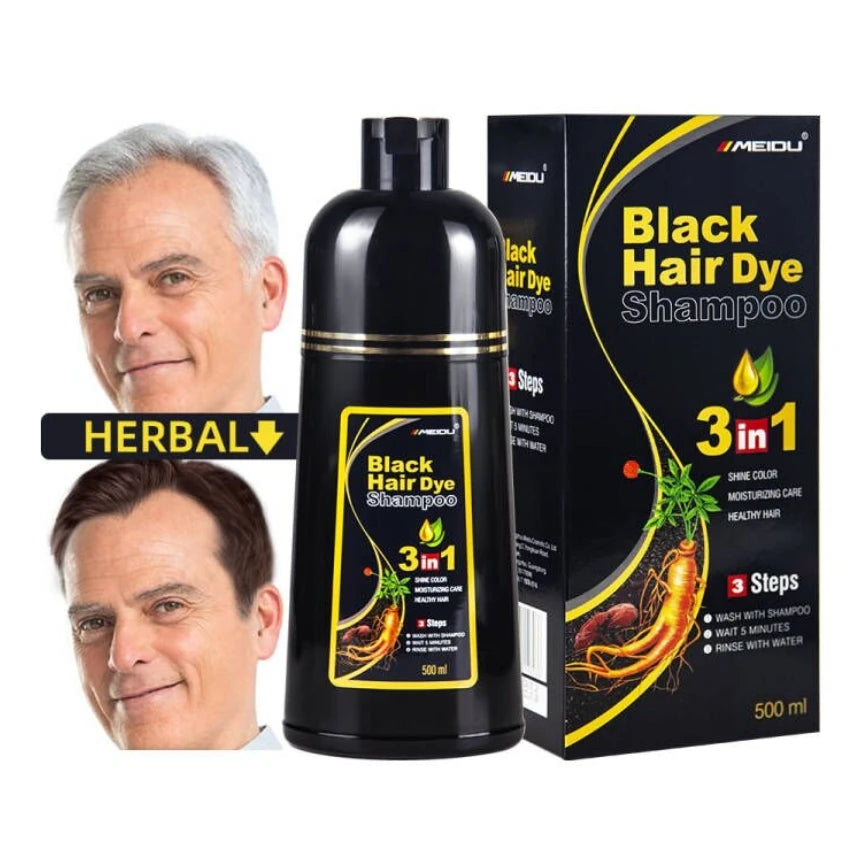 Meidu No Ammonia Home Herbal Permanent Hair Dye Shampoo