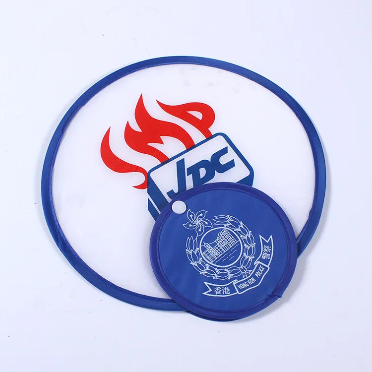 Custom 190T Polyester Foldable Hand Fan with Pocket for Promotional & Business Gifts