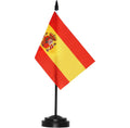 Quick Shipping Customize 6 X 4 Inch Mini Table Flag Pole Base for Spanish Luxury Table Flag