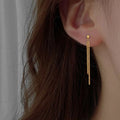 EManco New Cauliflower Chain Stud Drop Earrings for Women Stainless Steel Jewelry