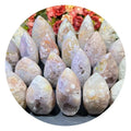 Wholesale Natural High Quality Pink Amethyst Ornament Healing Crystal Ornament Fengshui for Gifts