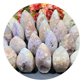 Wholesale Natural High Quality Pink Amethyst Ornament Healing Crystal Ornament Fengshui for Gifts