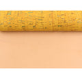 INFOCORK 45x30cm DIY Cork Factory Fabric Leather Sheet - Faux Leather Base Metallic Foil for Crafts Toys & Packaging Boxes