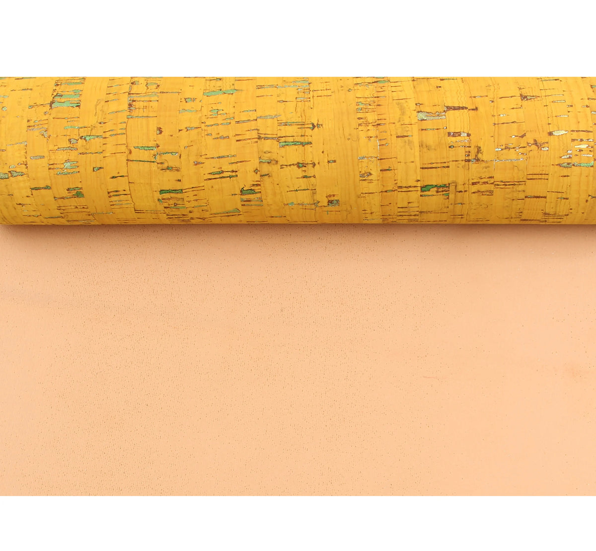 INFOCORK 45x30cm DIY Cork Factory Fabric Leather Sheet - Faux Leather Base Metallic Foil for Crafts Toys & Packaging Boxes
