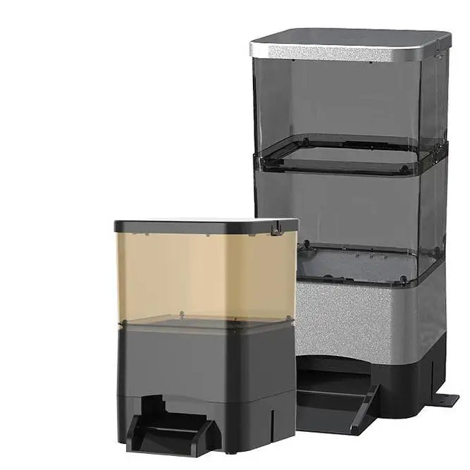 Most Popular Fish Feeder Automatic Eco-Friendly Charge China EV820D with LCD Display Time Setting Outdoor Use