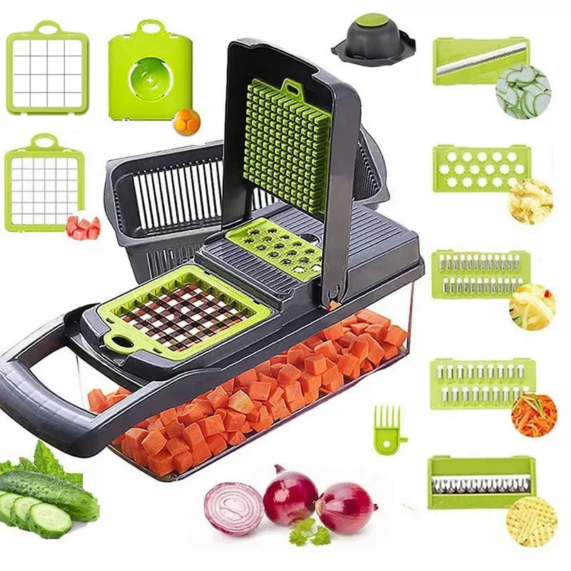 Manual Multifunctional Vegetable Mandolin Slicer Onion Cutter Food Dicer & Vegetable Slicer