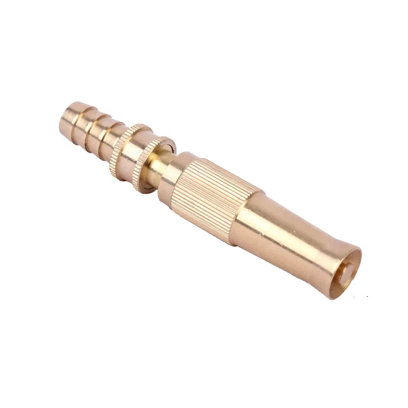 3/81/2 High Pressure Hose Nozzle Heavy Duty Adjustable Sprayer Power Spray Nozzle Brass Water Hose Nozzles