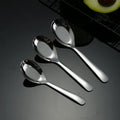 Wholesale 3-Piece 304 Stainless Steel Bouillon Spoon Set Modern Asian Style Spoon for Soup Rice & Dessert