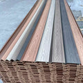 Aolo 3D Embossed WPC Modern Waterproof Anti-Slip Fireproof Eco-Friendly Wall Decoration Board Decking 5+ Year Warranty for