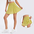 Wholesale Quick Dry Sports Fabric Shorts Lining 2 in 1 Tennis Mini Skirt Women Ladies Golf Fitness Running Wear Athletic Apparel