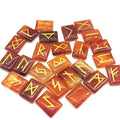 Huiying Carnelian Cute Jewelry Red Agate Runes Stones Healing Stones Inspirational Stones Wholesale Crafts