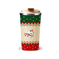 400ml Ceramic Coffee Mug with Insulated Inner Wall Leakproof Stainless Steel Tumbler Heat & Cold 400ml Cup