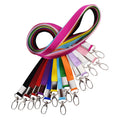 Custom Eco-Friendly Nylon Lanyard ID Badge Card Holder Hook Accessory Personalized Logo for Name Badges Silk Screen Printing