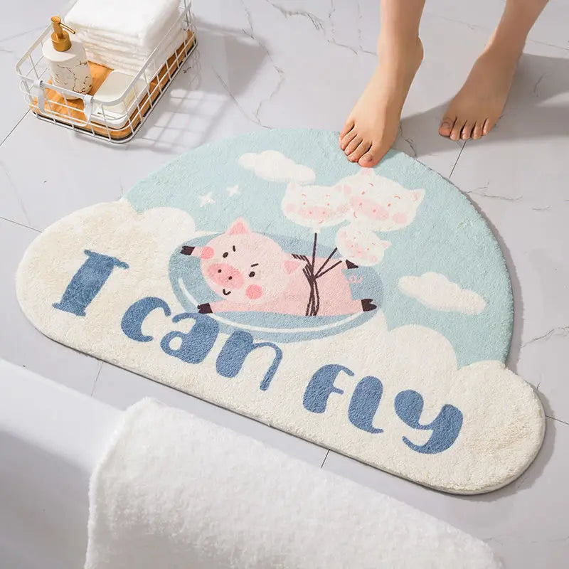 Cartoon Lovely Showerluxury Bathroom Mat Floor Fashion Doormat Door Mat for Home
