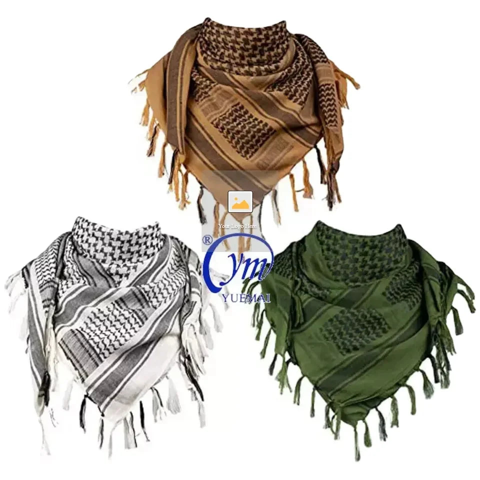 High Quality Safety  Breathable  Camouflage  Breathable  Tactical Veil Shemagh Scarves