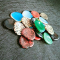 Diy Custom colorful natural Mixed worry stone tumb stone gemstone