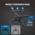 Rehand Adjustable Quad Cane Aluminum Alloy 78.8-96.5CM Height Range Lightweight Durable Rubber Grip 158KG Load Capacity