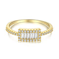 Fashion Jewelry New Arrival Elegance Miniature Design Shine Zircon for Women 925 Sterling Silver Ring