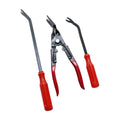 3PCS Car Panel Door Audio Trim Removal Tool Vehicle Tools Clips Pliers Trim Hand Removal Tools Blue/Red MegaBDM