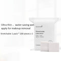 OEM BANGWEI Private Label Disposable Cotton Facial MakeUp Remover Pads Cosmetic Square Strethable Wetcotton Pads