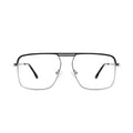 2102G14 Wholesale Optical Eyewear 2023 New Design Double Bridge Men square Metal Optical Frames Eyeglass