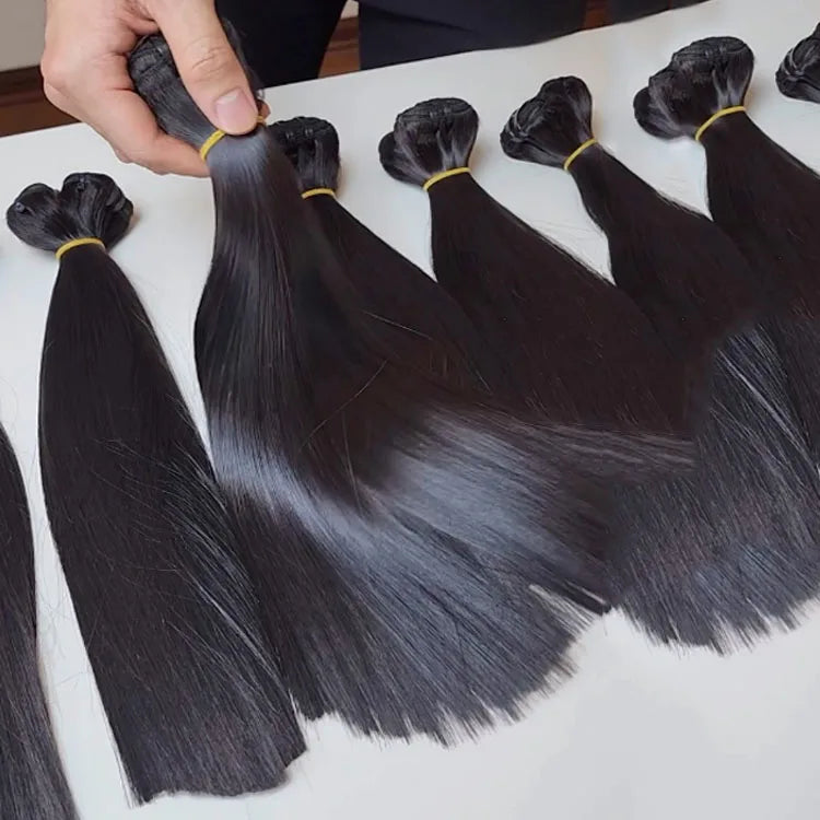 Wholesale Drop Shipping Indian Hair Unprocessed Raw Vietnamese Human Hair Cuticle Aligned Virgin Bone Straight Weave Bundles