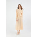 Custom OEM Women's French Vintage Style Knitted Skirt Set Long Sleeve Hollow-Out Cardigan and Skirt Co-ord Set for Ladies